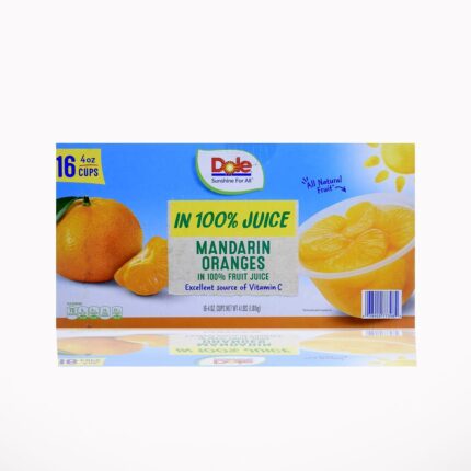 Dole Mandarin Oranges Fruit Cups (Pack of 1)