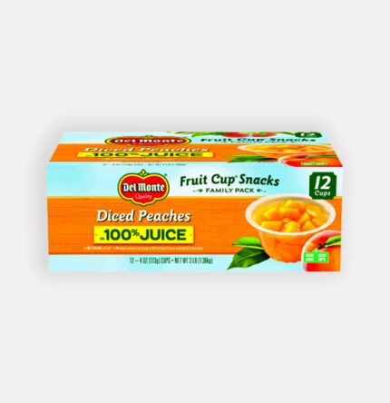 Del Monte, Diced Peaches in Juice (pack of 12)